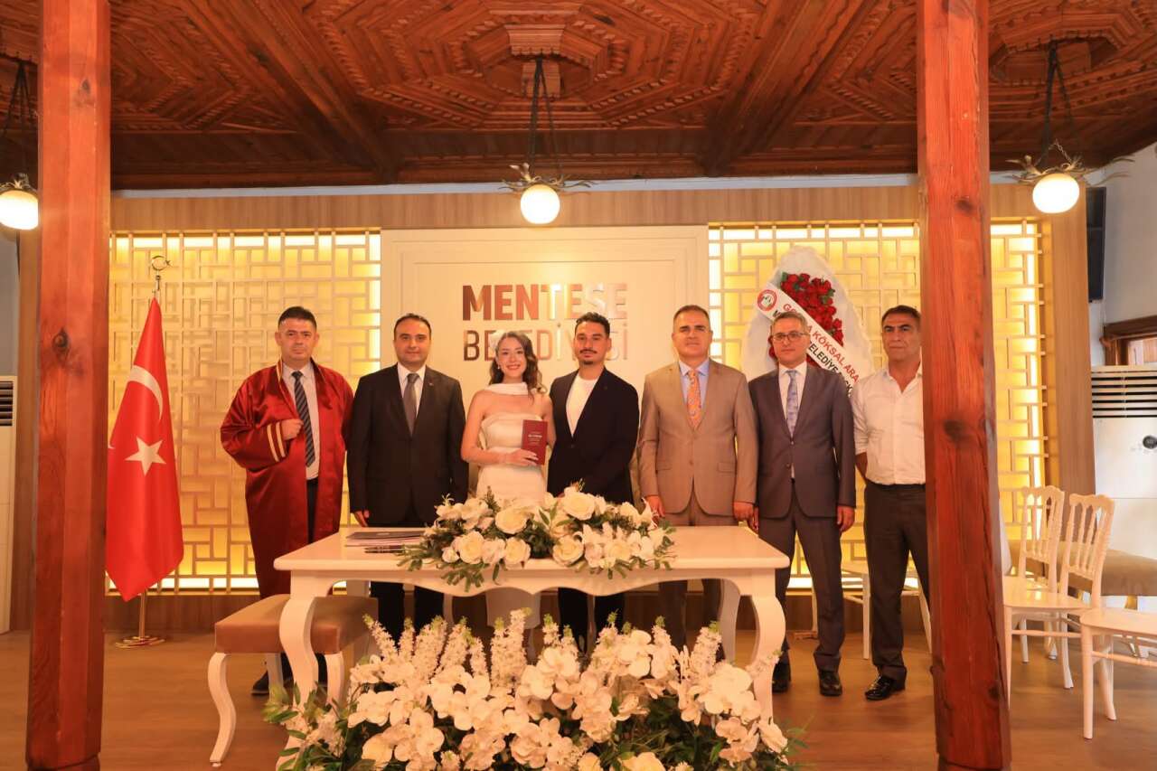 Muğla’da Şehit Berkant Şara’nın Yeğeni Gülayşe İrem Kurt ile Emre Topsakal Evlendi 5